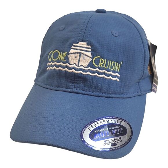 Disney Accessories - Disney Gone Cruisin' 2019 6 Panel Hat - Blue - Embroidery - Ahead Mid Fit Womens